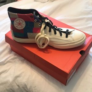Converse patchwork hi-tops